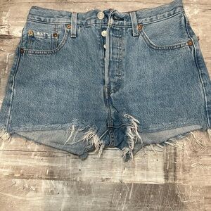 Levi's Blue Jean Shorts